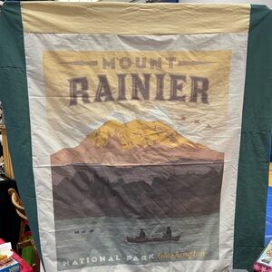 Mount Rainier National Park Hand Sewn Blanket